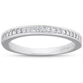 1/8ct Diamond Ring 14K White Gold Q334