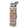 Pink 32oz Tritan Leakproof Sports Water Bottle with Straw L56451