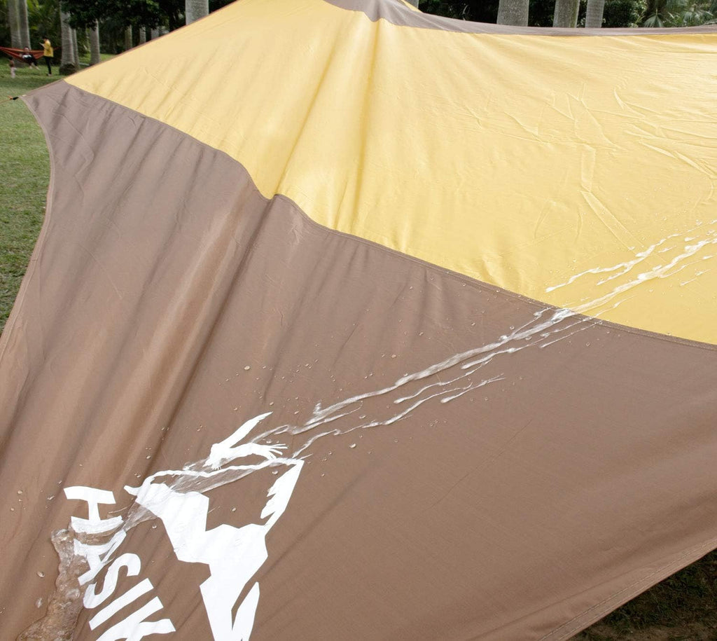 Car Awning Camping Tarp Waterproof Ripstop with 4 Poles K952869