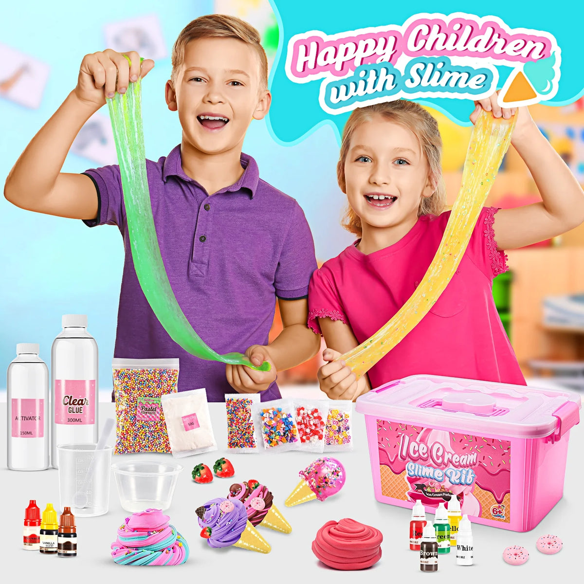 DIY Ice Cream Slime Kit Toys I6159