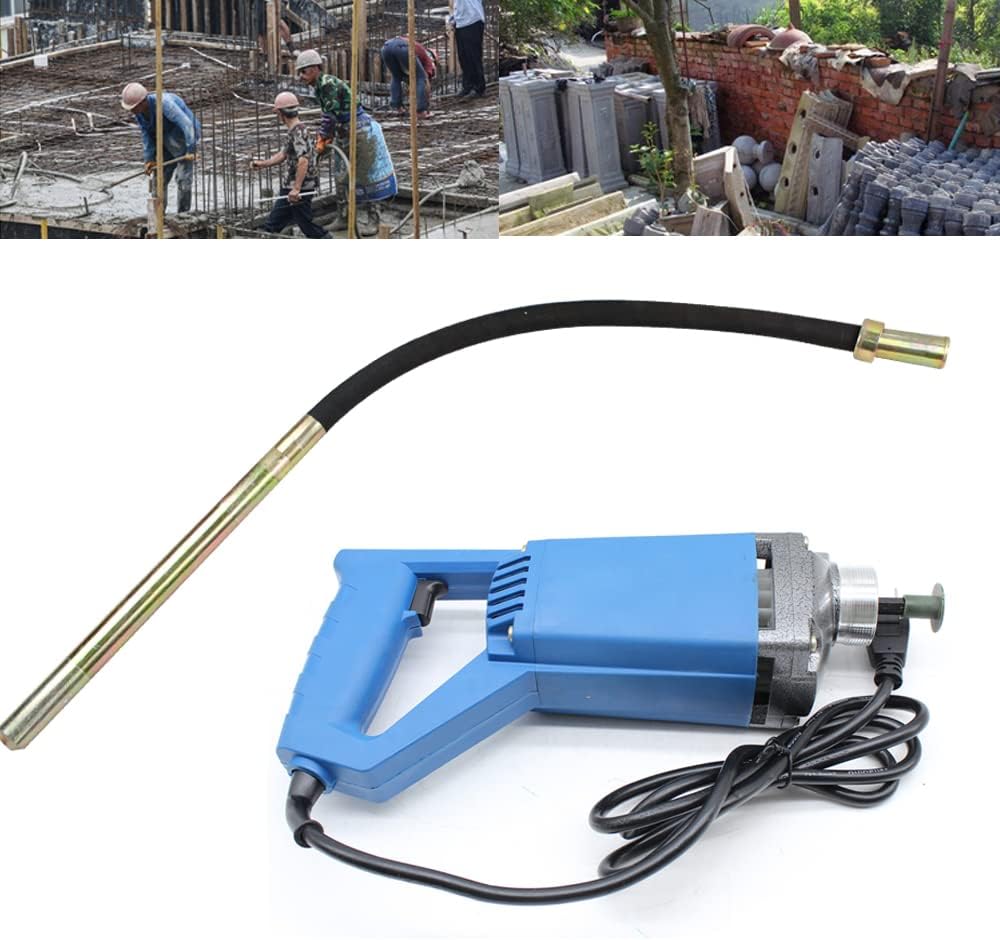 800W Concrete Vibrator with 3.9ft Hose Pack of 2 I991