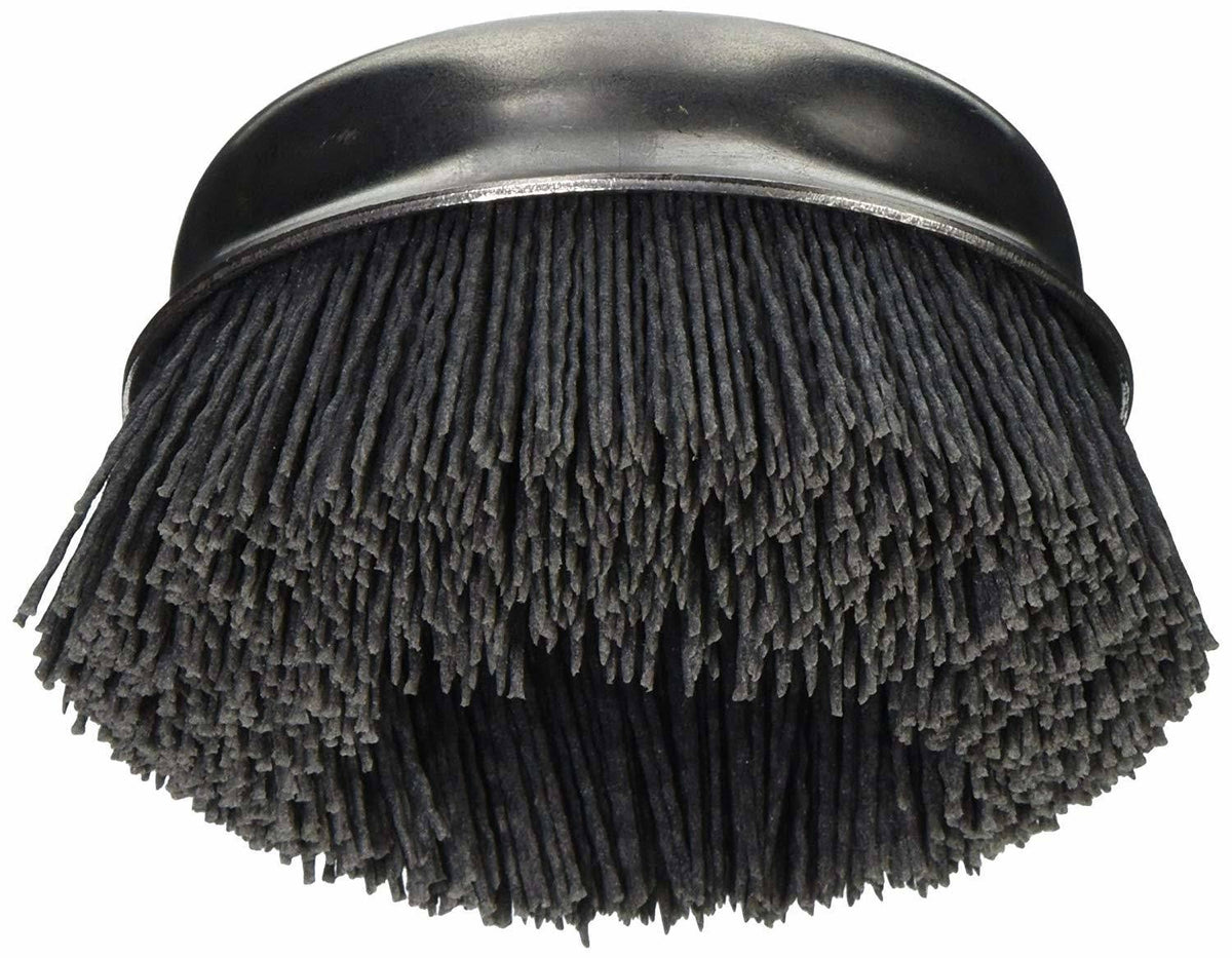 Abrasive Cup Brush, Silicon Carbide, 6000 Maximum RPM, 4 B93535
