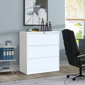 White 3-Drawer Lateral File Cabinet Q77222