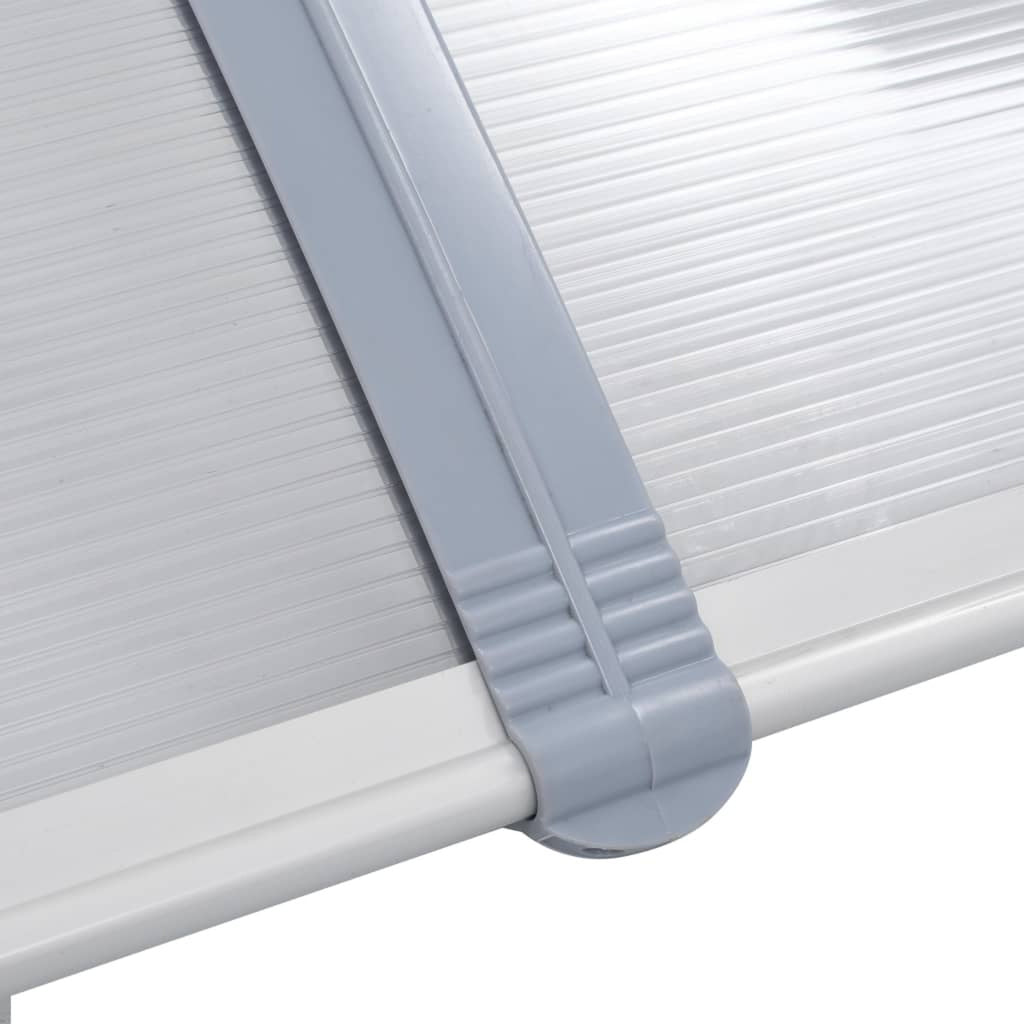 Door Canopy Gray 118.1"x39.4" PC U706649