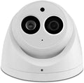 6MP PoE Outdoor Dome IP Camera with 2.8mm Lens, Built-in Mic, 164ft Night Vision, IP67 Waterproof J3664
