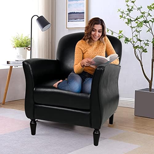 White Fabric Accent Chair M96929
