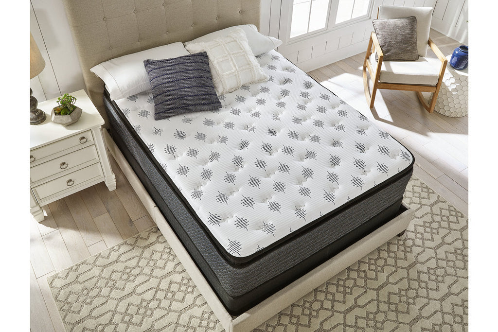 King Mattress with Latex in White/Gray G44607