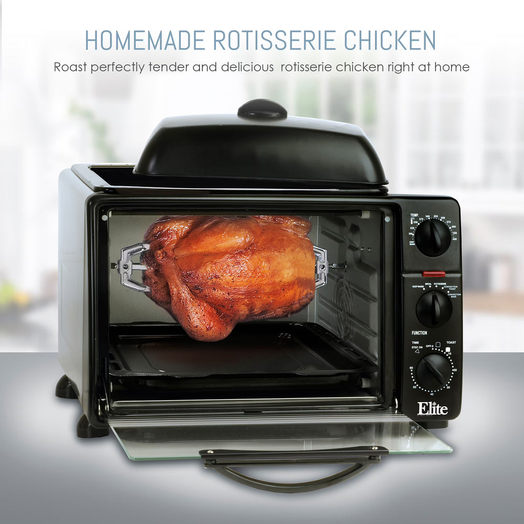 8 Cu Ft. Toaster Oven with Rotisserie and Grill/Griddle Top M675820