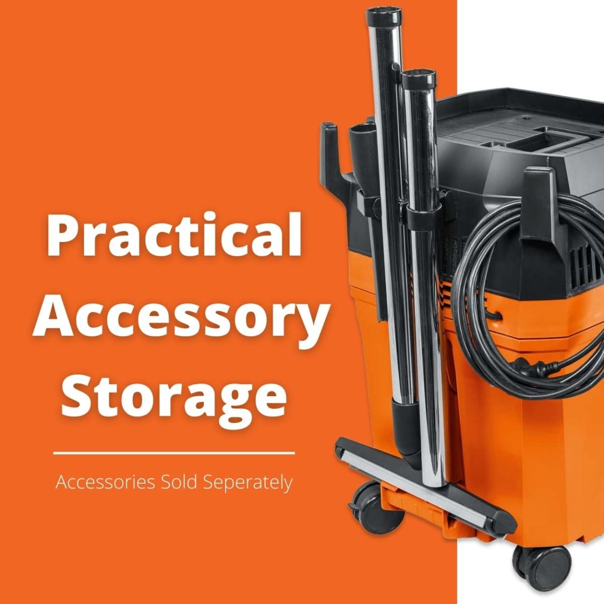 Turbo II Wet/Dry Dust Extractor Vacuum Cleaner, 151 CFM Suction Capacity, 98 PSI Static Water Lift C5854