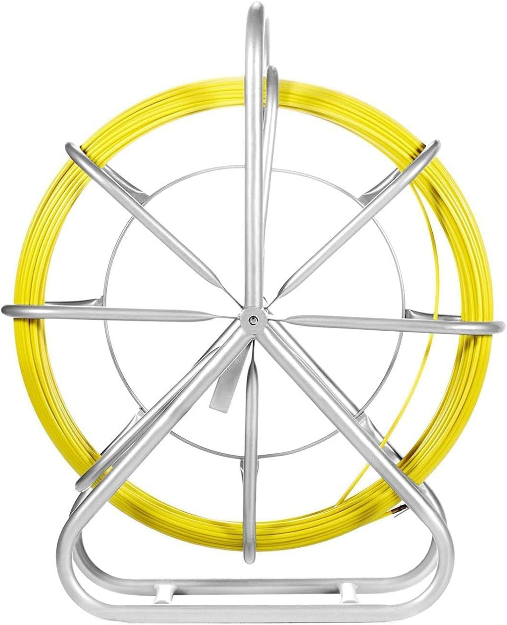 Fiberglass Fish Tape 6MM 656FT with Steel Reel Stand C113873