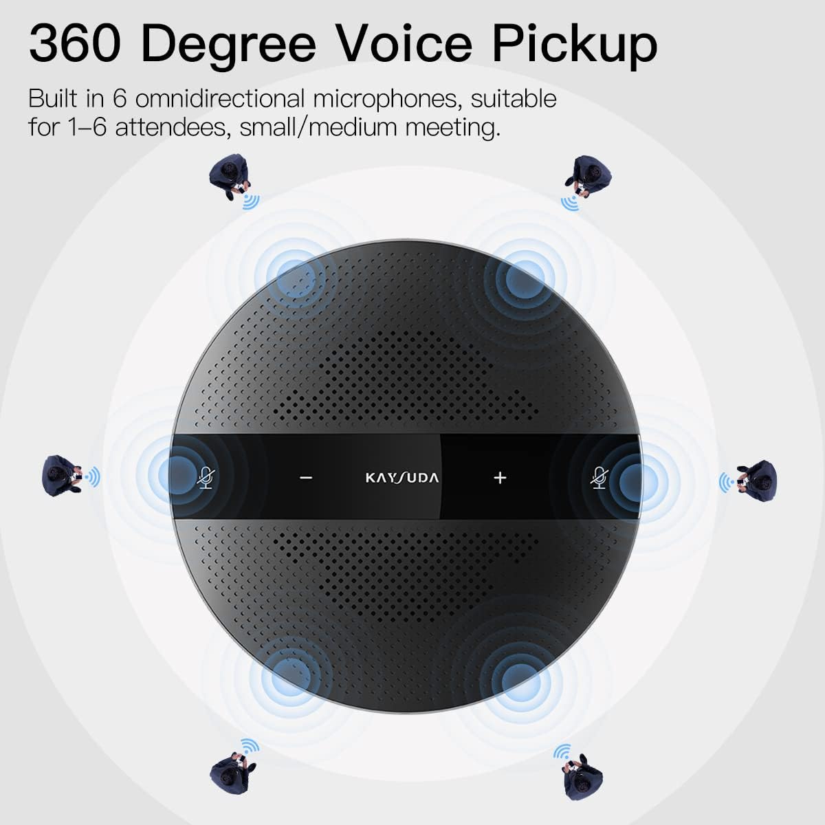Pack of 2 USB Speakerphone Microphone for Conference Call N235