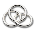 Silver 3-Ring Rattle B952935