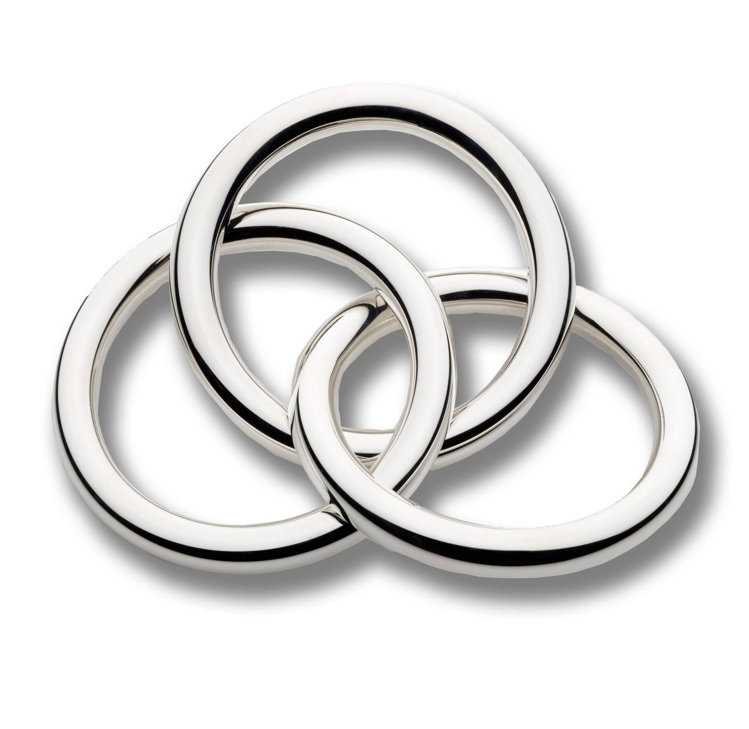 Silver 3-Ring Rattle B952935