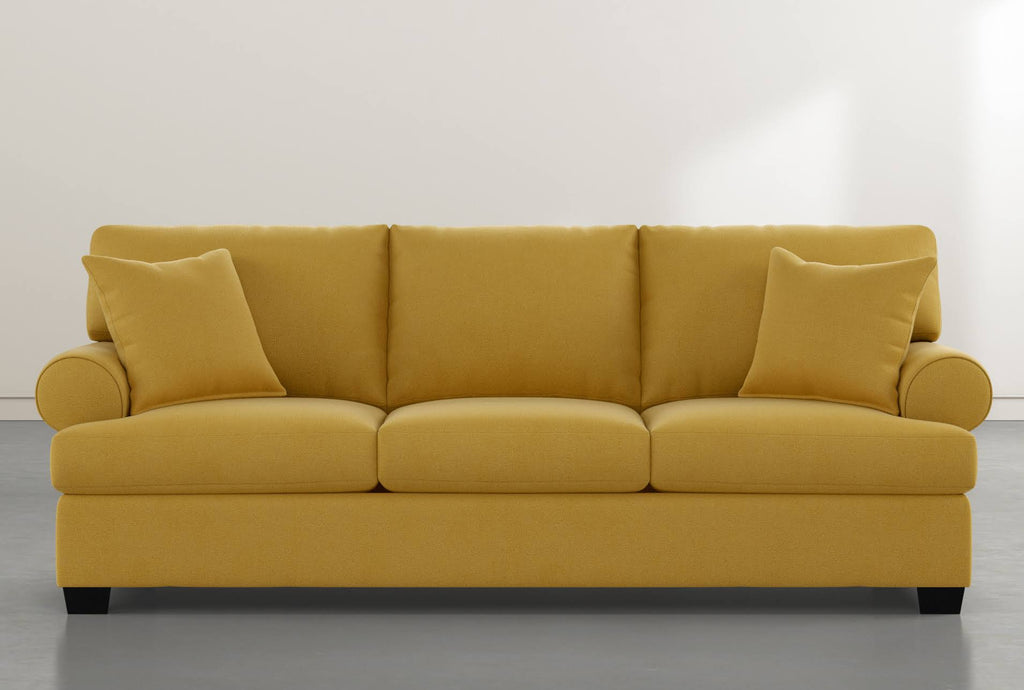 Yellow Fabric Sofa Z1915