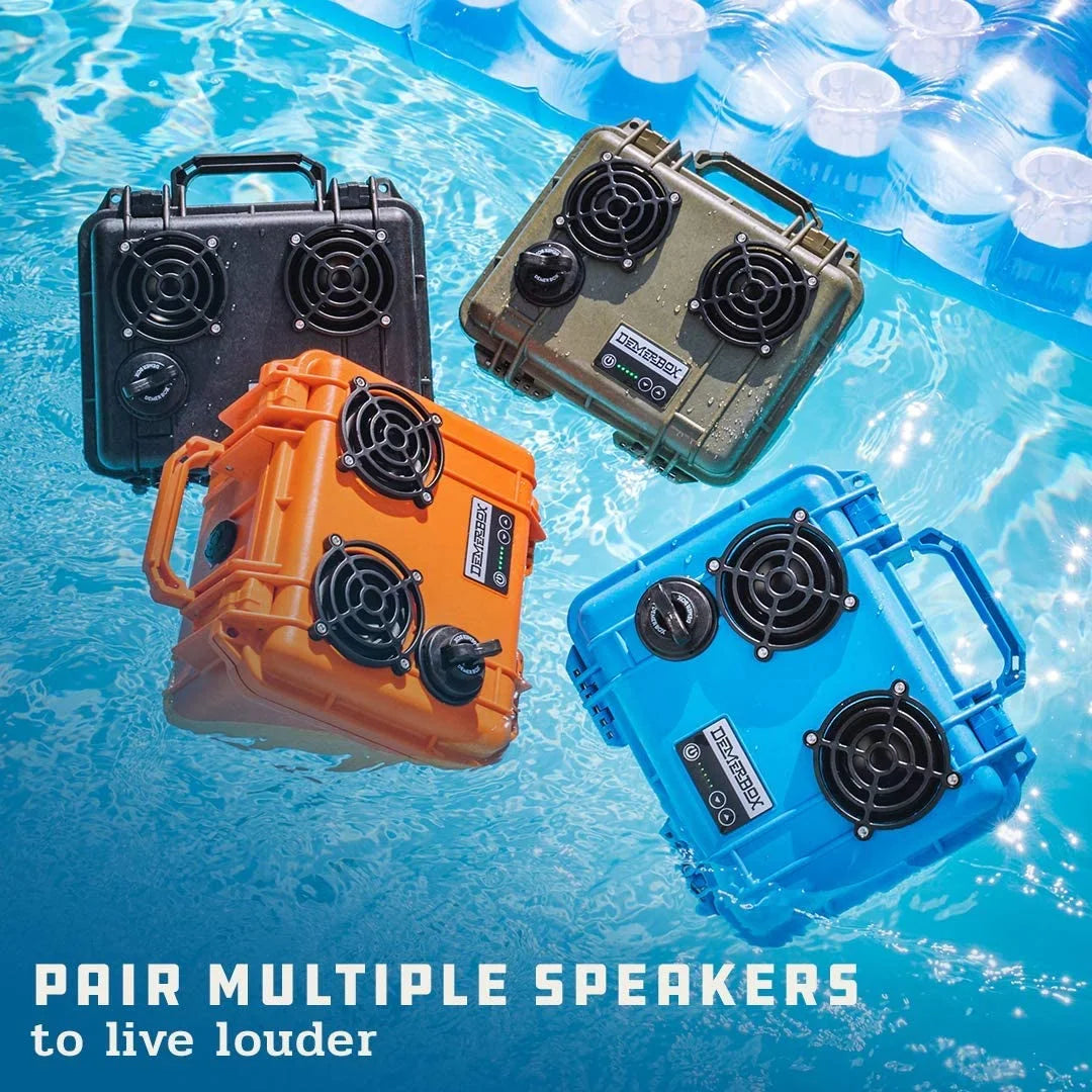 Waterproof Rugged Outdoor Bluetooth Speaker with Dry Box and USB Charging N4153