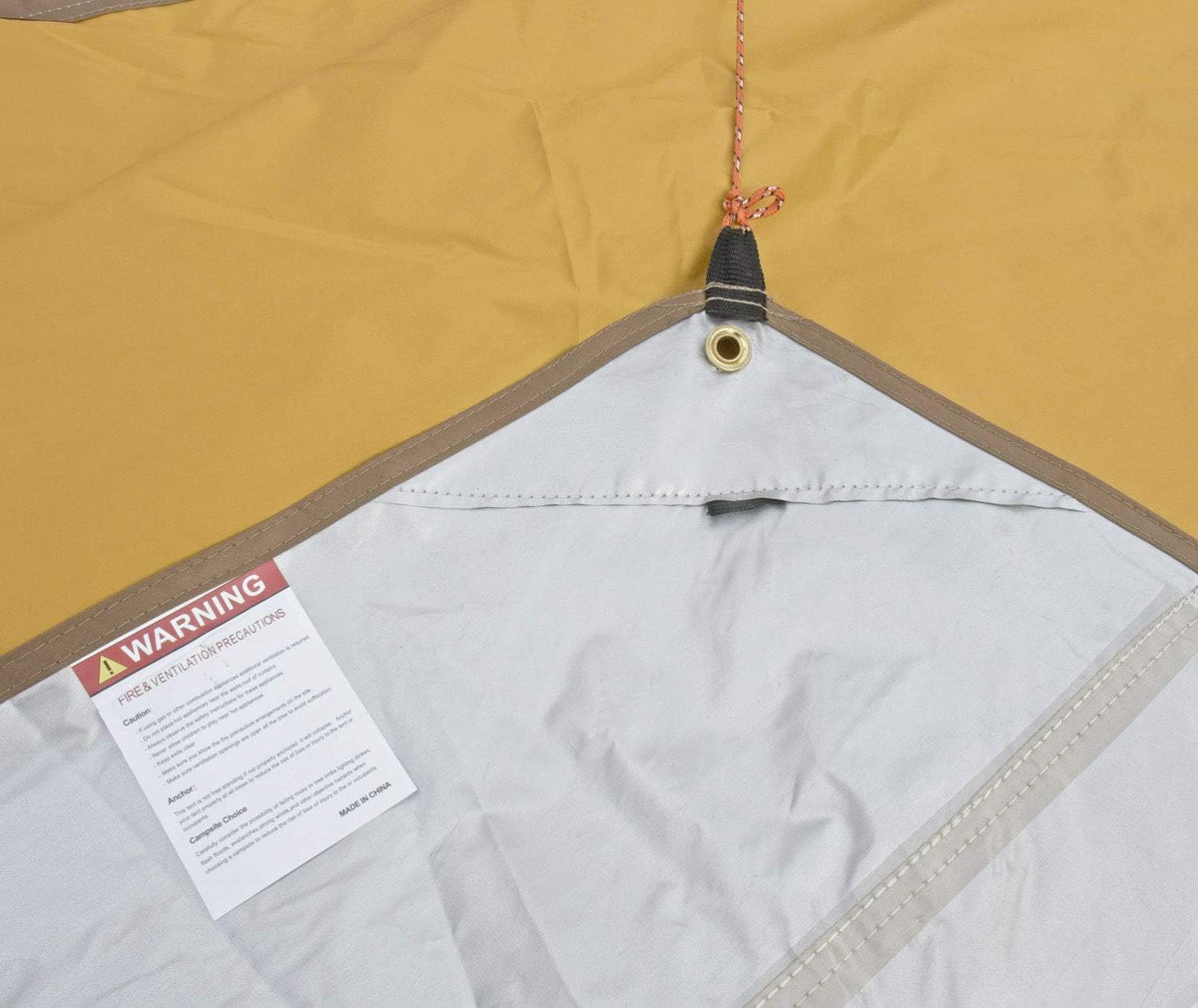 Car Awning Camping Tarp Waterproof Ripstop with 4 Poles K952869