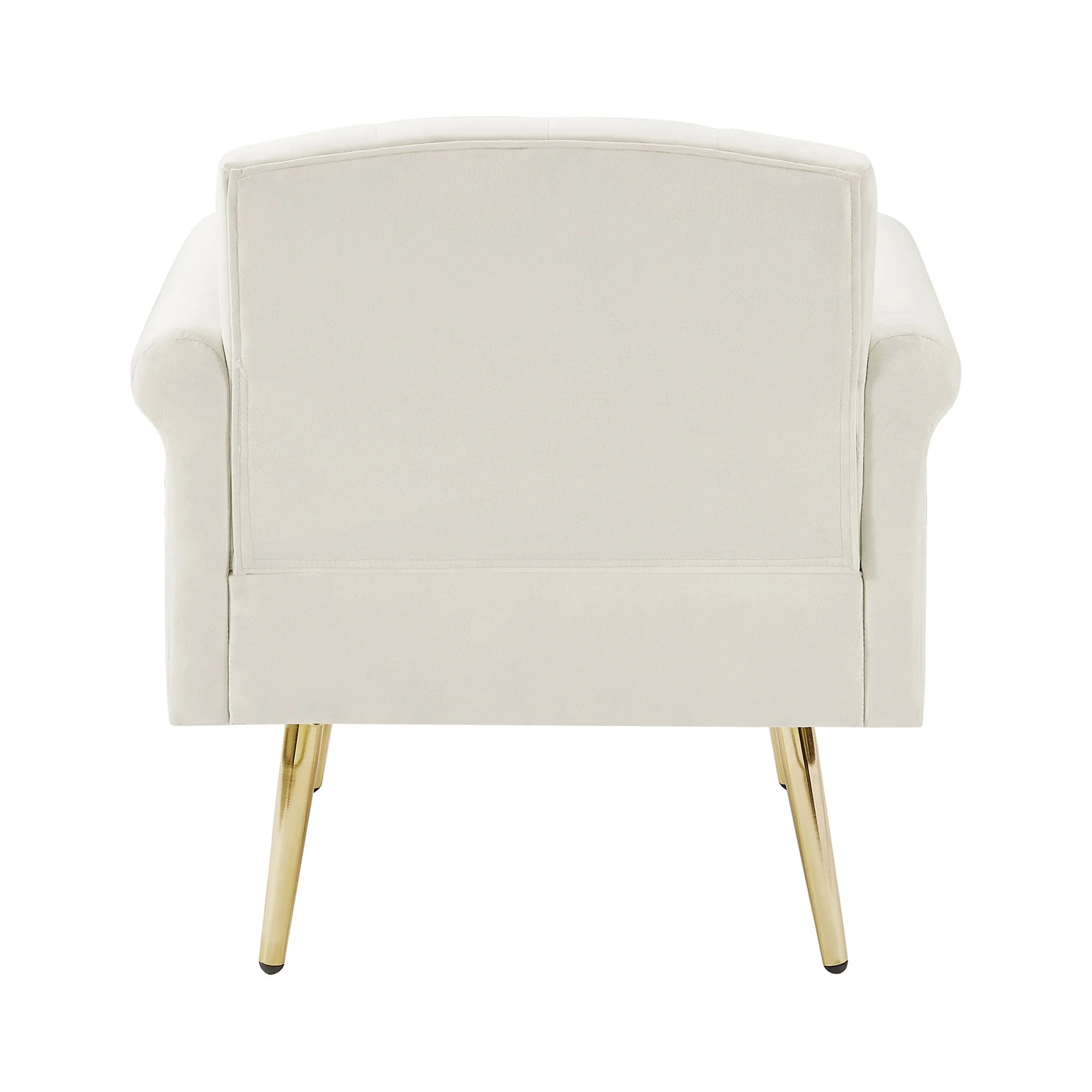 Velvet Armchair with Metal Legs K365