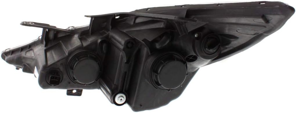 Passenger Side Headlight Assembly for Hyundai Sonata 2011 2012 2013 GLS Type 1 White Bezel Y640446