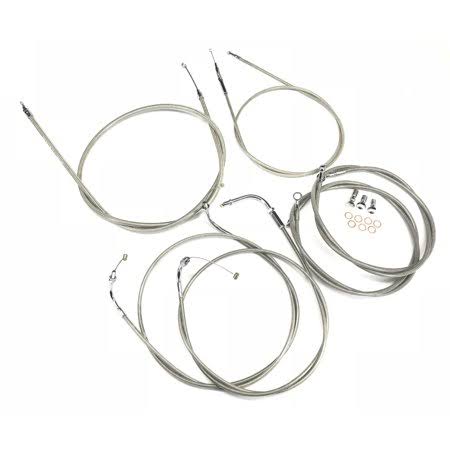 12 inch-14 inch Bar Height Stainless Cable/Line Kit N2522