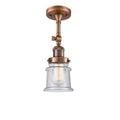 Antique Copper LED Semi Flush Mount L856
