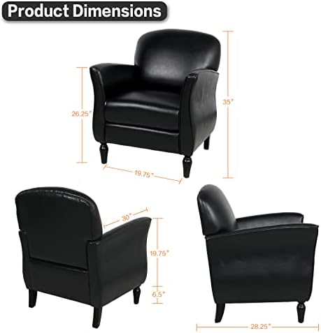 White Fabric Accent Chair M96929