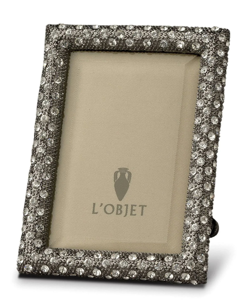 Rectangular Pave Frame Q10101
