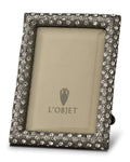 Rectangular Pave Frame Q10101