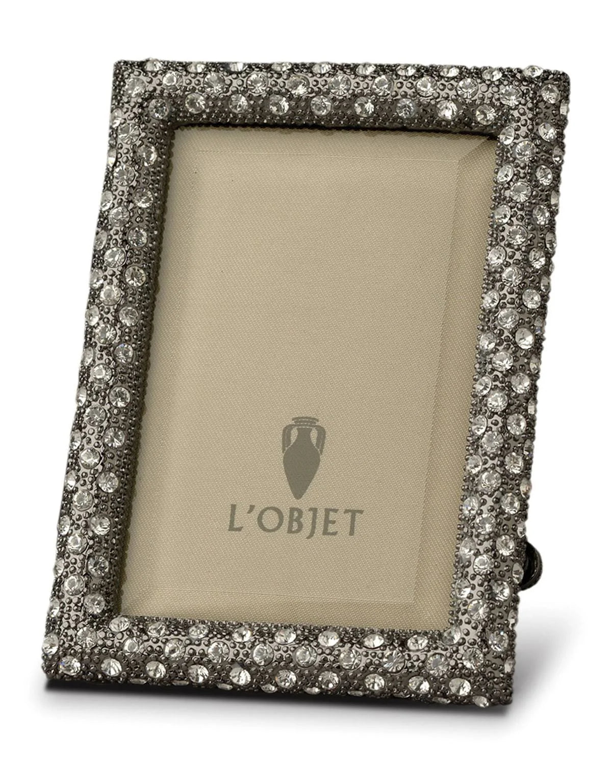 Rectangular Pave Frame Q10101
