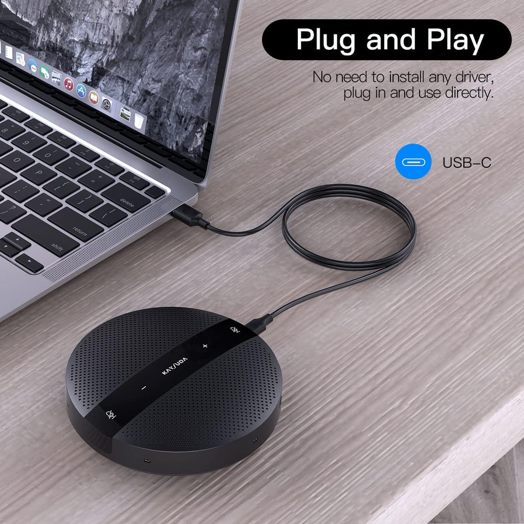 Pack of 2 USB Speakerphone Microphone for Conference Call N235