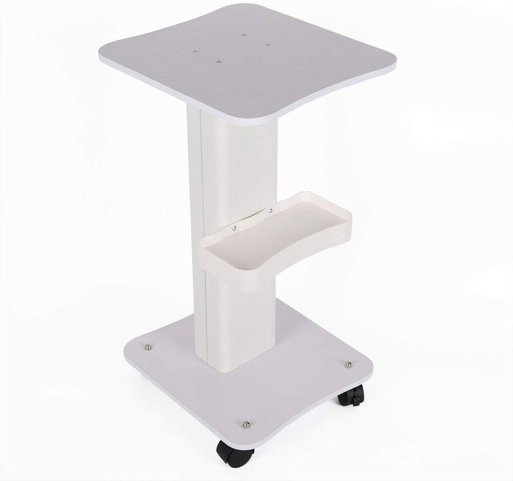 White Rolling Cart with Wheels, Pack of 2 C424845