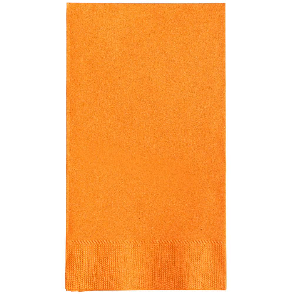 Orange 2-Ply Paper Dinner Napkin - 1000/Case C62534