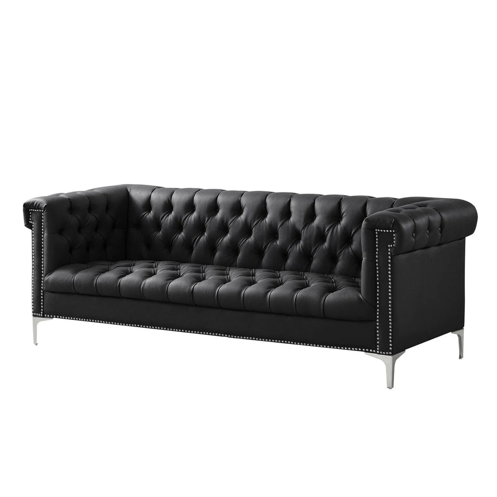 Faux Leather Sofa H7770