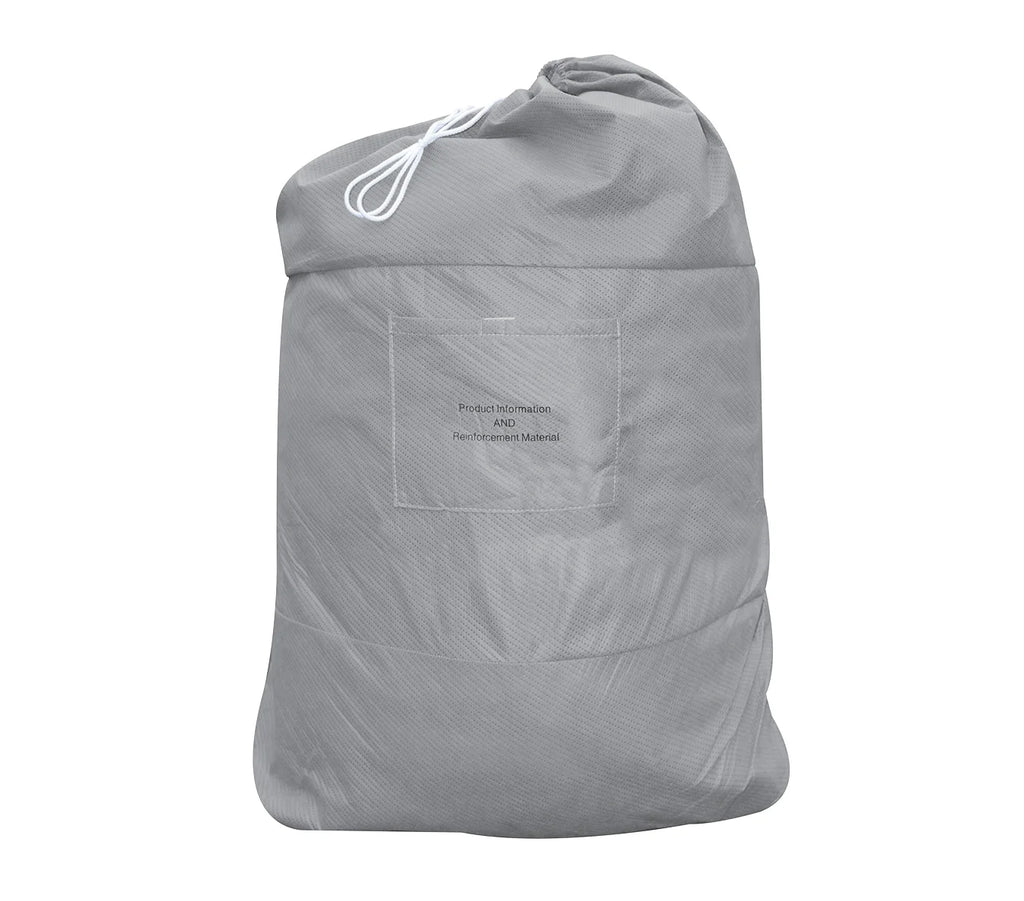Gray/White Fifth Wheel Trailer Cover Q309