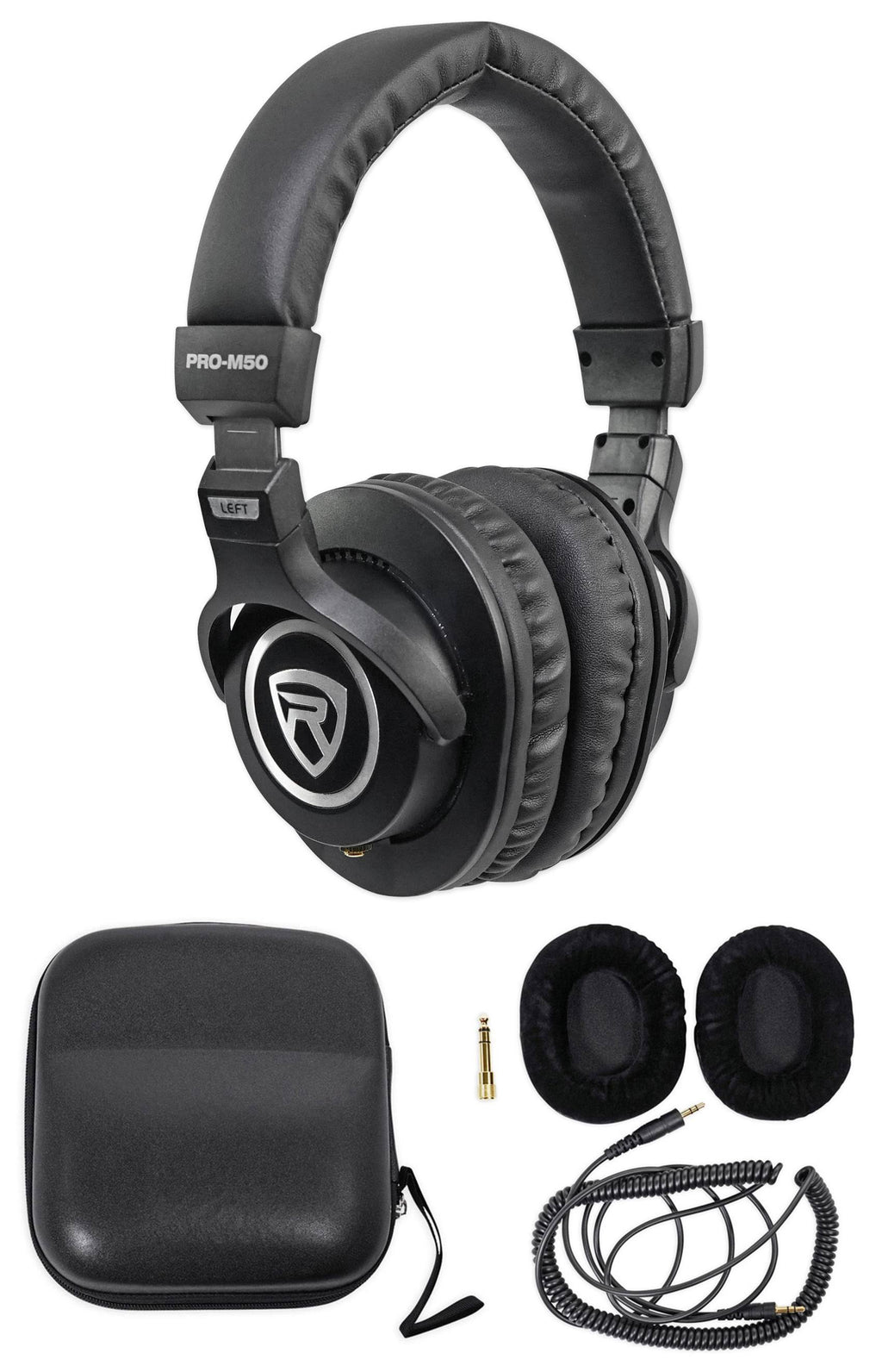 300W Dual Active Studio Monitors with Stands Headphones Mic L7725