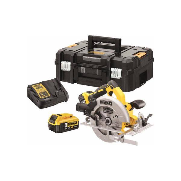 18V XR Brushless 184mm Circular Saw with 2x 5.0Ah O5601