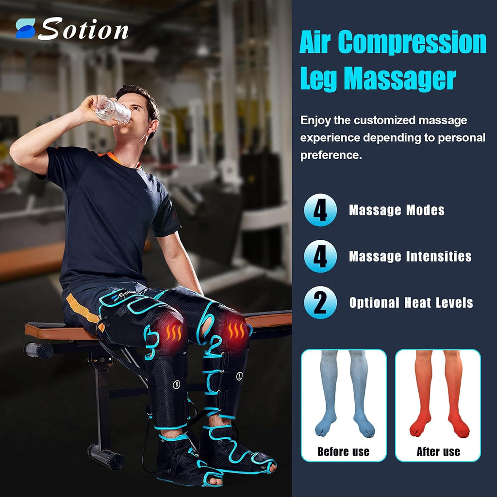 Leg Massager with Air Compression and Heat Function A445