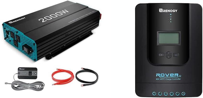 1000W Pure Sine Wave Inverter 12V DC to 120V AC Converter with USB Port Y76192