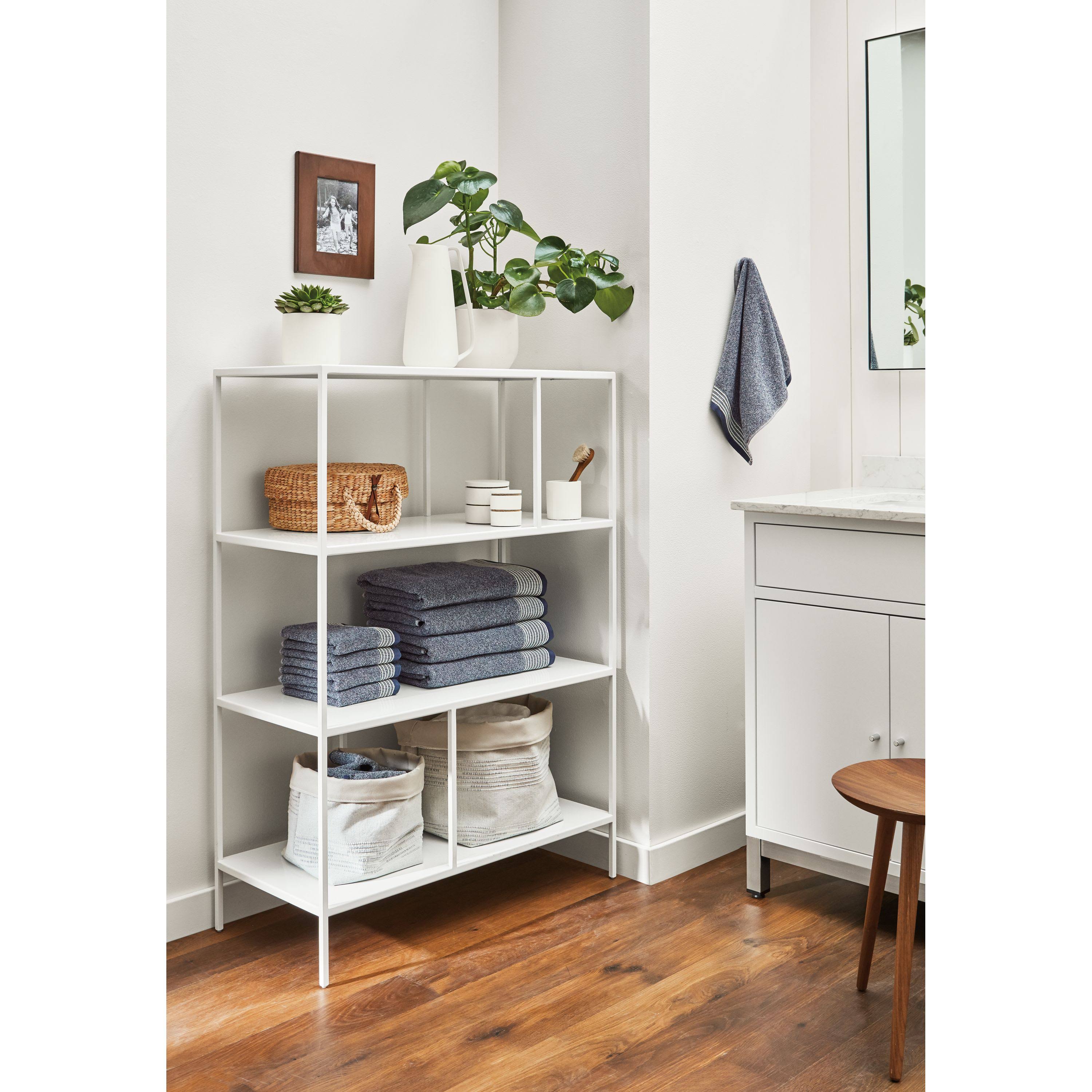 Modern Foshay Bookcase 15d 32W 86H in Cognac T54095