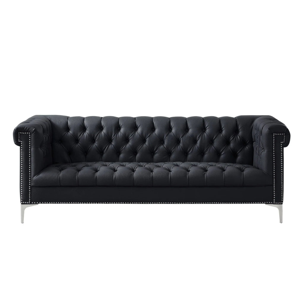 Faux Leather Sofa H7770