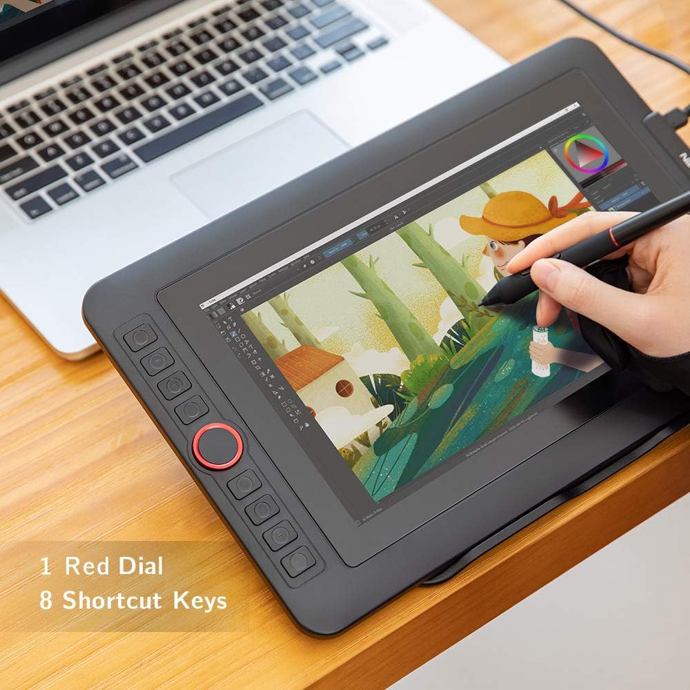 Artist12 Pro Drawing Monitor Battery-Free Stylus Drawing Display Tilt Supported S43057