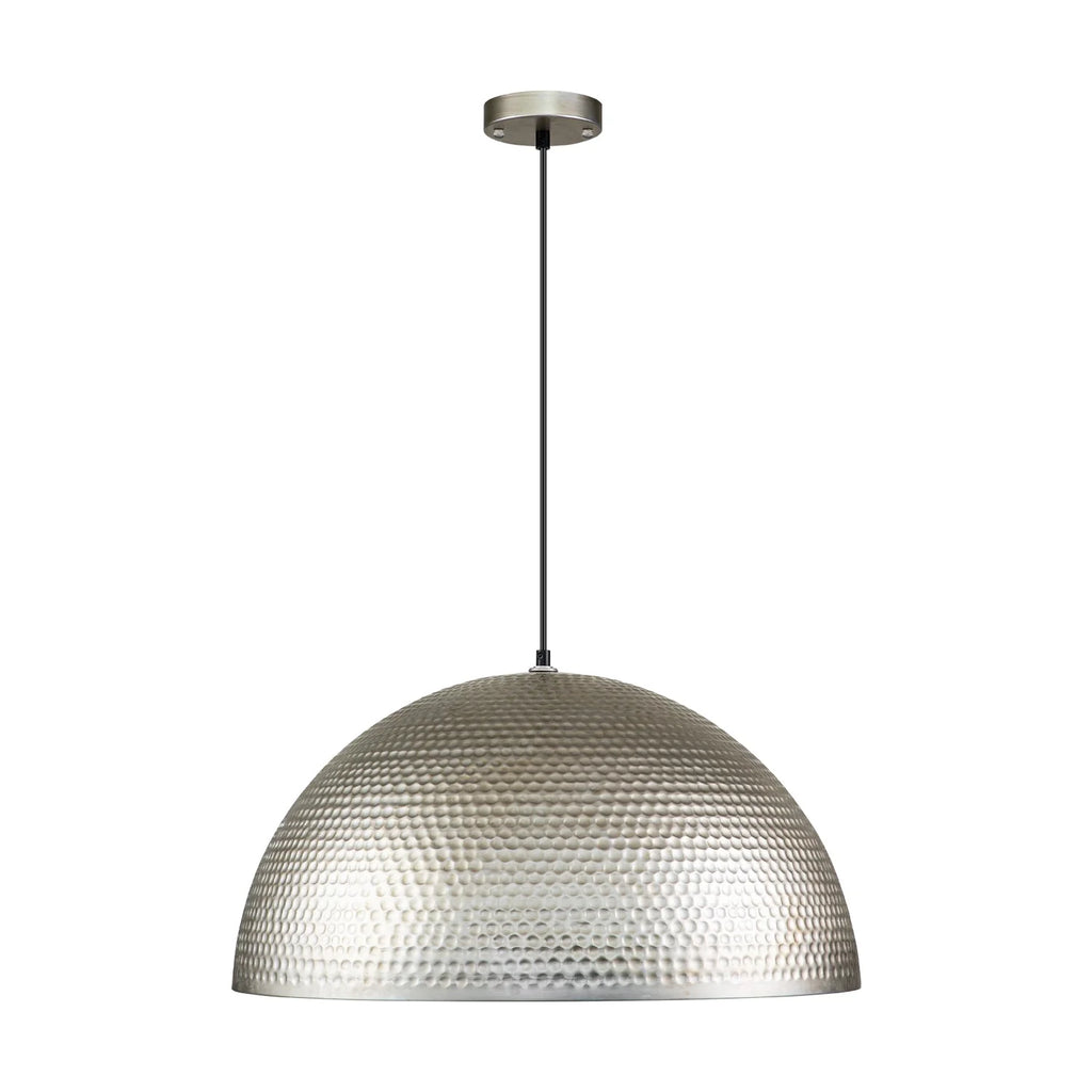 Hammered Metal Dome Farmhouse Pendant H943751