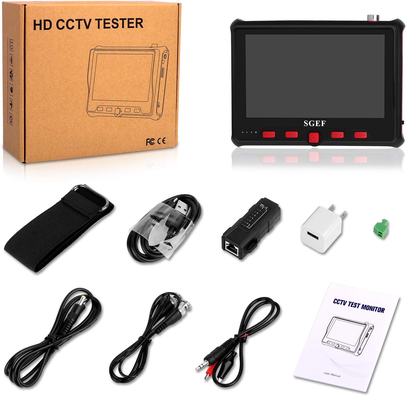 Wrist CCTV Tester Analog Camera Monitor M497678