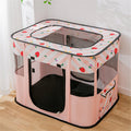 Foldable Portable Dog Cat Playpen Kennel Tent with Removable Shade Cover A6147