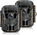 2 Pack 20MP 1080P Waterproof Trail Camera with Night Vision D893901