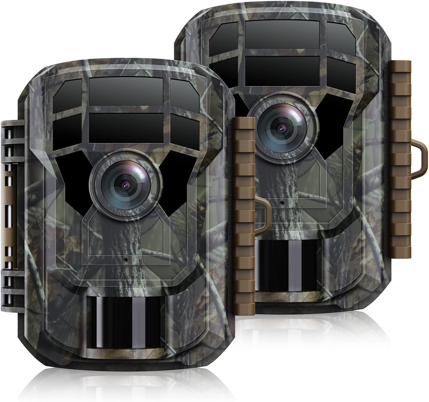 2 Pack 20MP 1080P Waterproof Trail Camera with Night Vision D893901