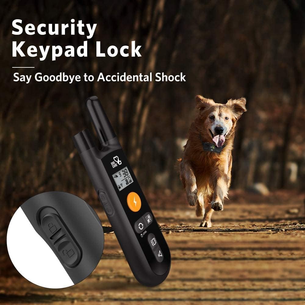 Dog Training Collar with Remote, 1 Count Pack of 2 R82943