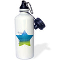 Aqua Lime Straw Water Bottle, 21-ounce M5193