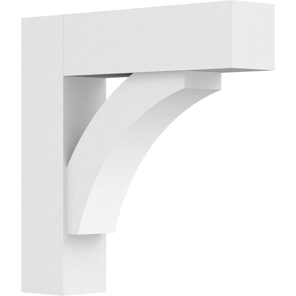 PVC Bracket with Block Ends - 3 x 16 x 16 in. U5665