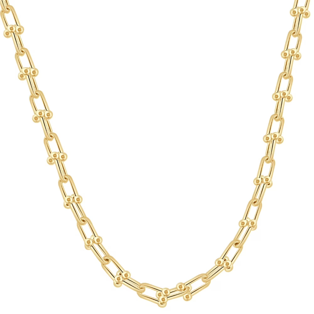 14k Yellow Gold 24" Chain Necklace 26 Grams 7.5mm Thick O279120