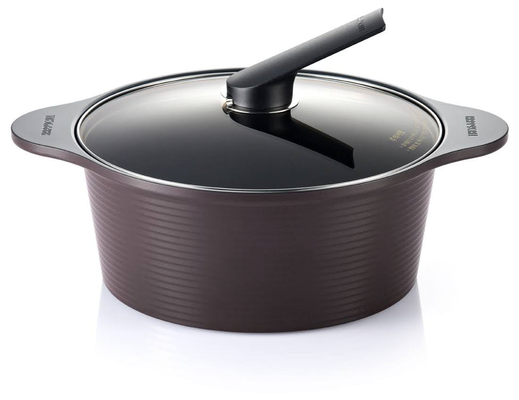 Brown Alumite Ceramic Pot 28cm / 6qt U889882